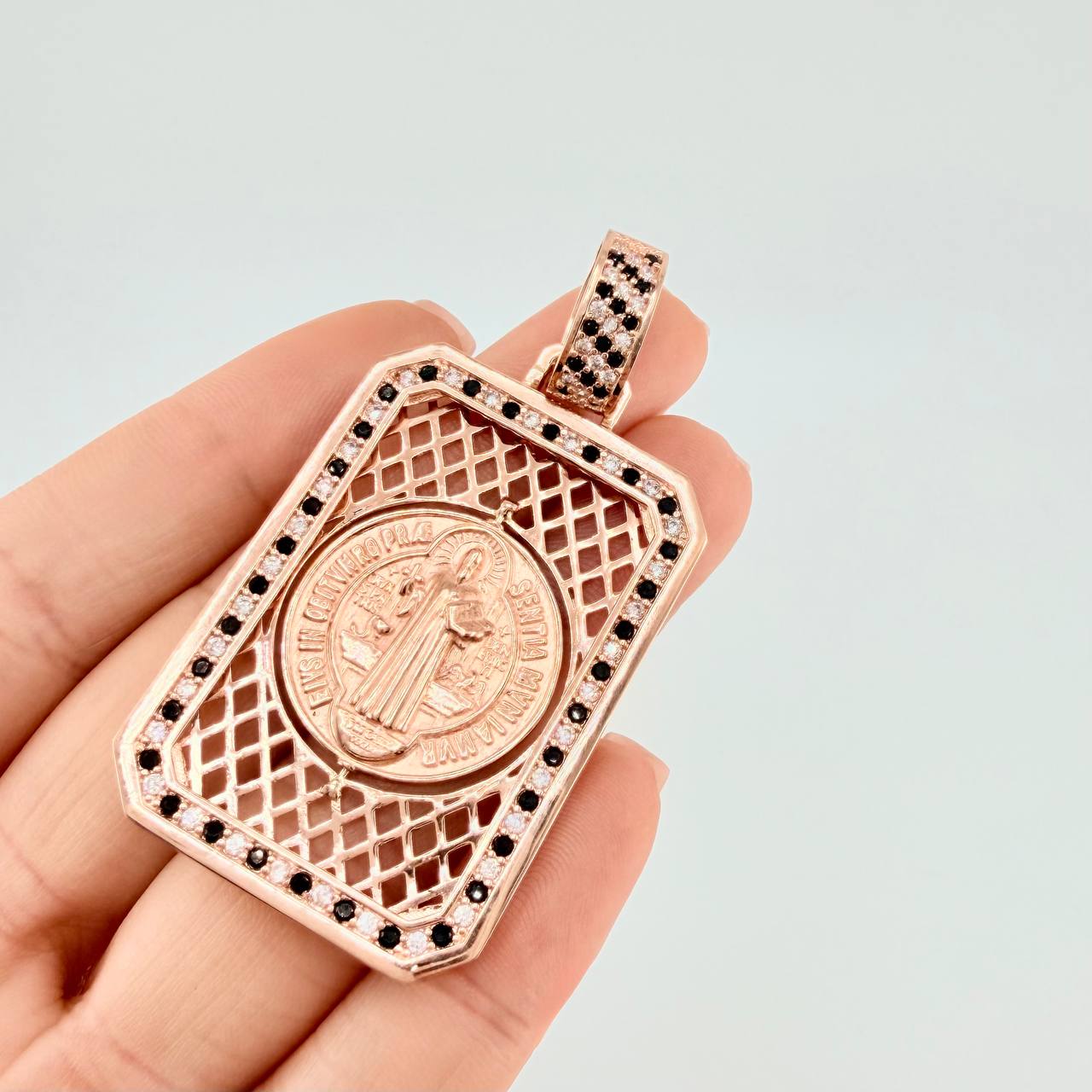 Dije Marco San Benito Movil 18.85 g / 6 cm Oro Rosa 18K