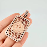 Dije Marco San Benito Movil 18.85 g / 6 cm Oro Rosa 18K