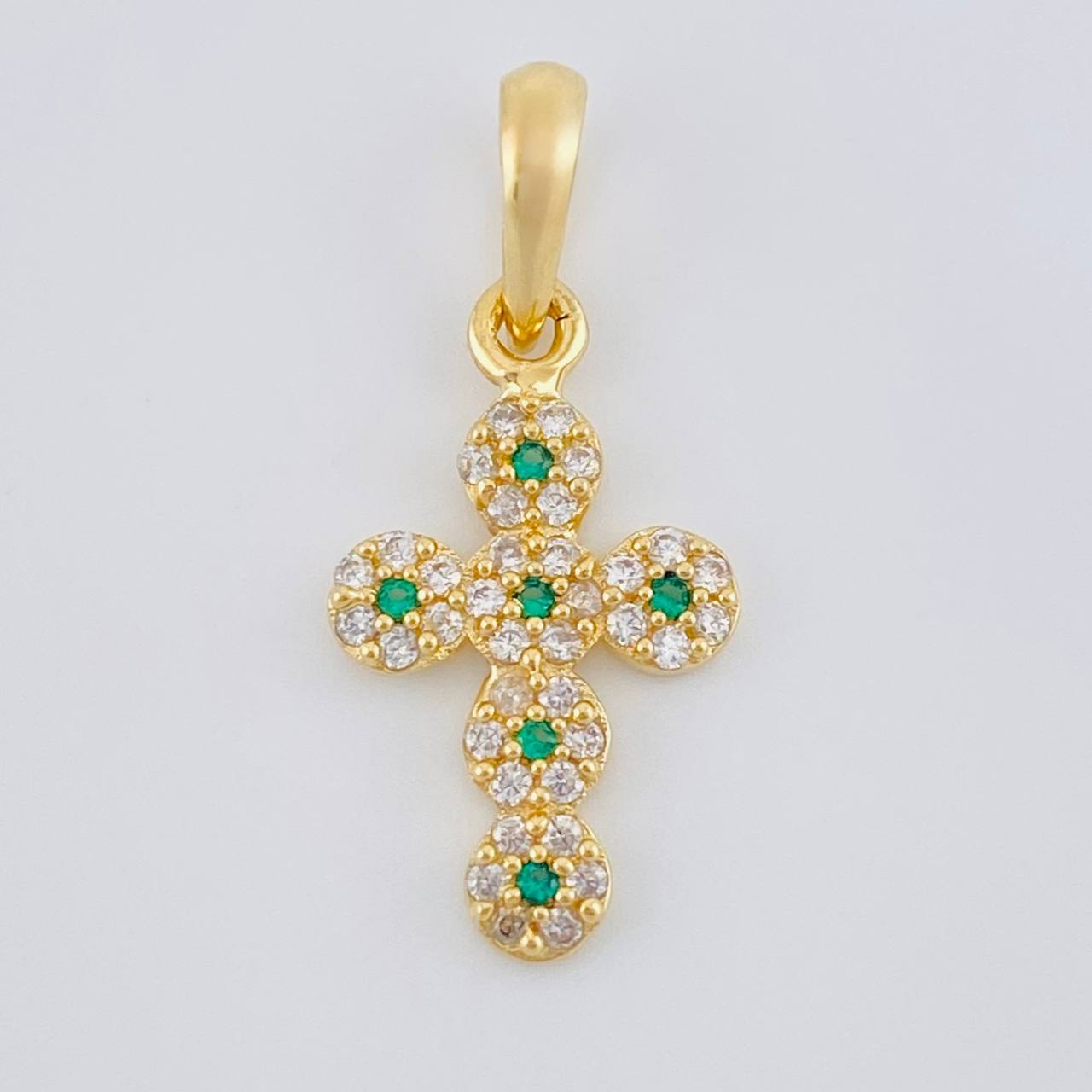 Dije Cruz Tupida 1.85 g / 2.5 cm Oro Amarillo 18K