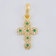 Dije Cruz Tupida 1.85 g / 2.5 cm Oro Amarillo 18K