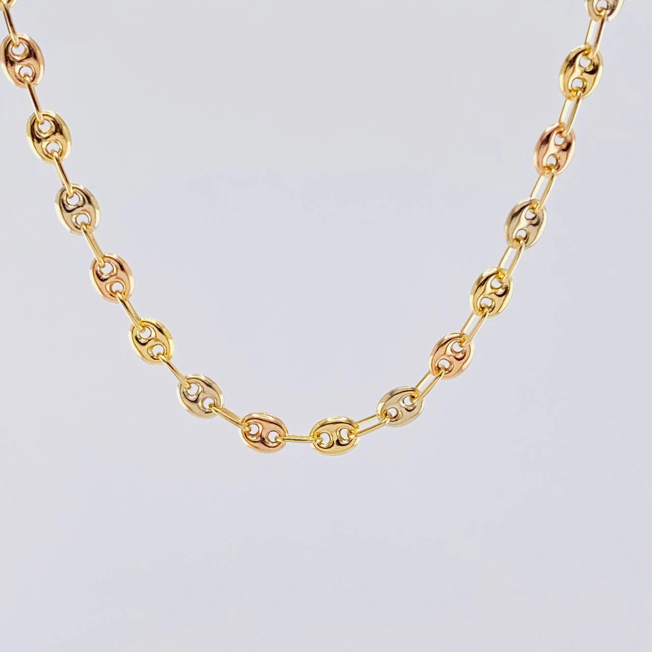 Cadena Gc 6.9 g / 51 cm / 4.55 mm Tres Oros 18K