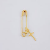 Herraje Clip Nodriza 0.9 g / 2.7 cm Oro Amarillo 18K