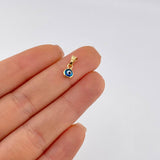 Dije Ojo Turco 0.3 g / 1 cm 18K