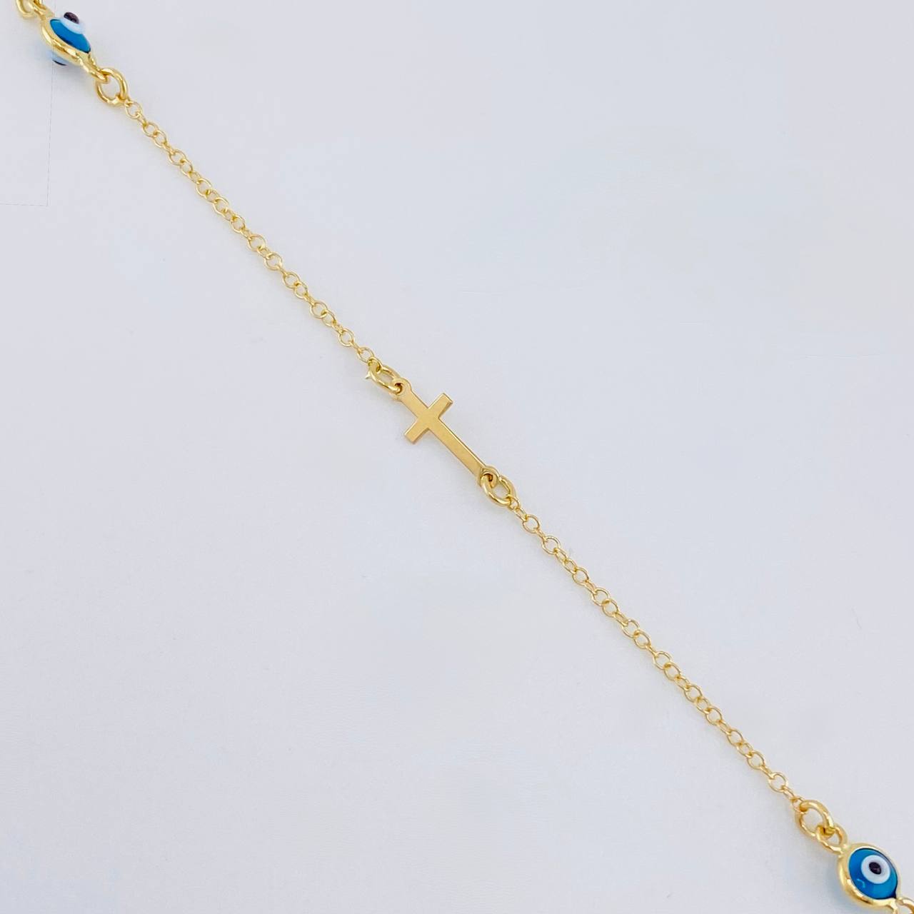 Pulso Modulable Ojo Turco 1.4 g / 17.5 cm - 1.8 cm / 1.35 mm 18K