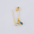 Herraje Nodriza Ojo Turco 1.05 g / 2.8 cm Oro Amarillo 18K