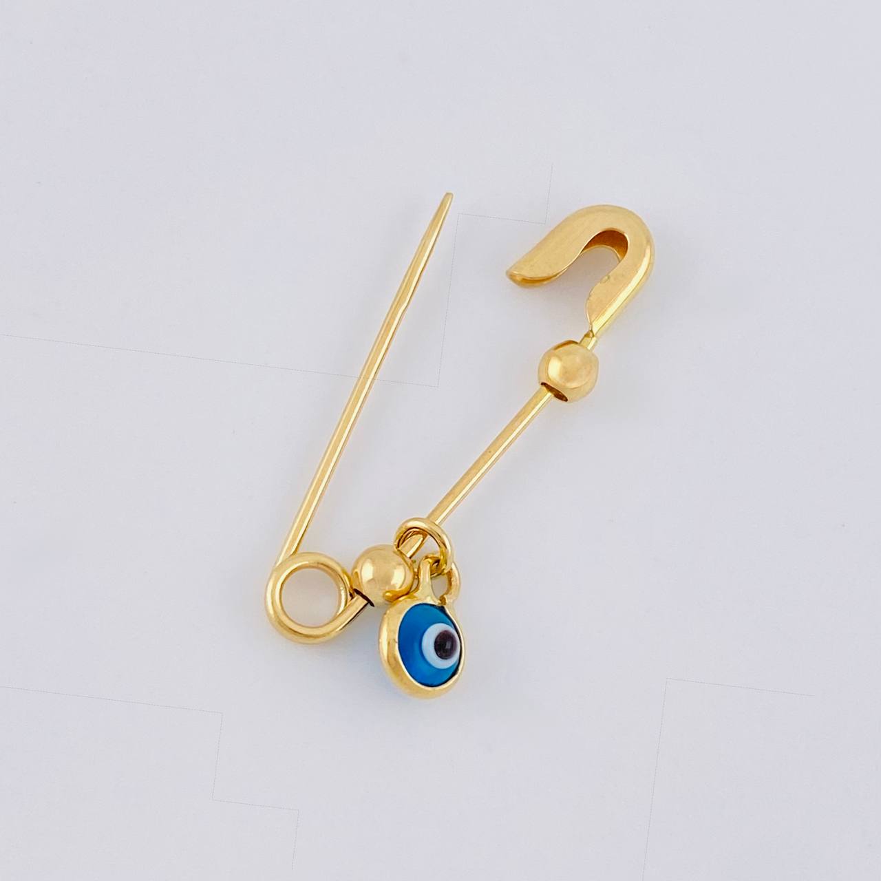Herraje Nodriza Ojo Turco 1.05 g / 2.8 cm Oro Amarillo 18K