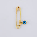 Herraje Nodriza Ojo Turco 1.05 g / 2.8 cm Oro Amarillo 18K