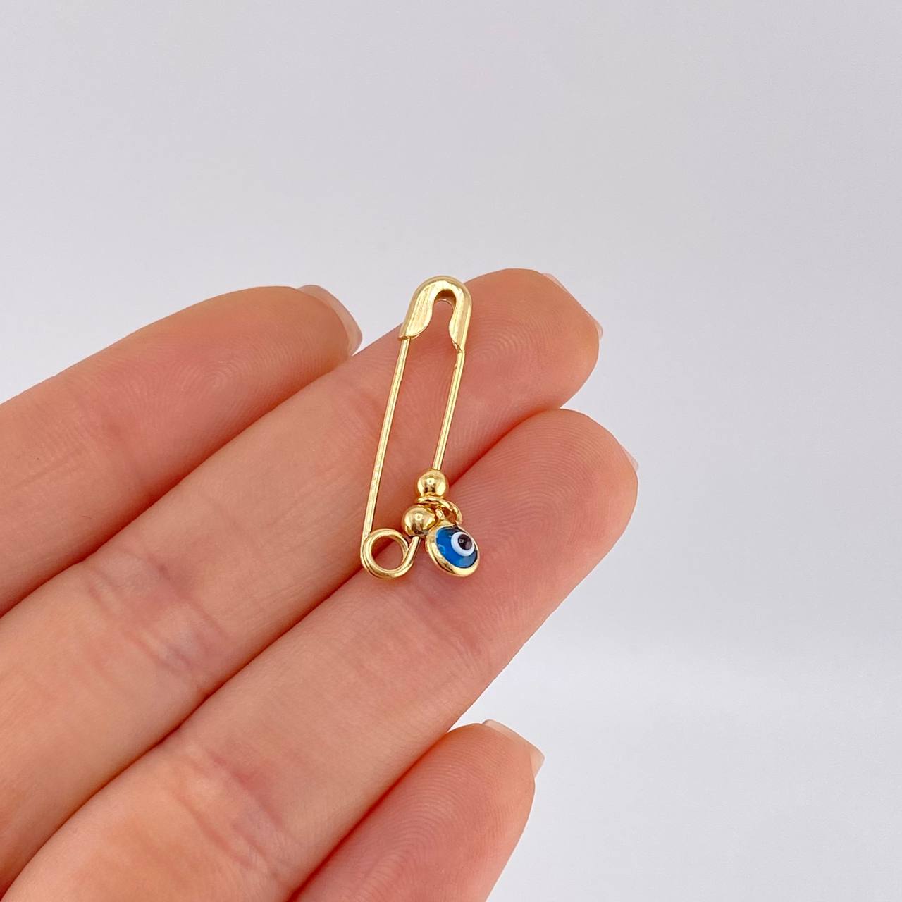 Herraje Nodriza Ojo Turco 1 g / 2.8 cm 18K