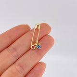 Herraje Nodriza Ojo Turco 1 g / 2.8 cm 18K
