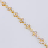 Cadena Trebol Estrellada 35.95 g / 46 cm / 9.9 mm Oro Amarillo 18K