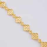 Cadena Trebol Estrellada 35.95 g / 46 cm / 9.9 mm Oro Amarillo 18K