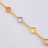 Cadena Burbujas De Trebol Diamantada 28.7 g / 51.5 cm / 9.3 mm Tres Oros 18K