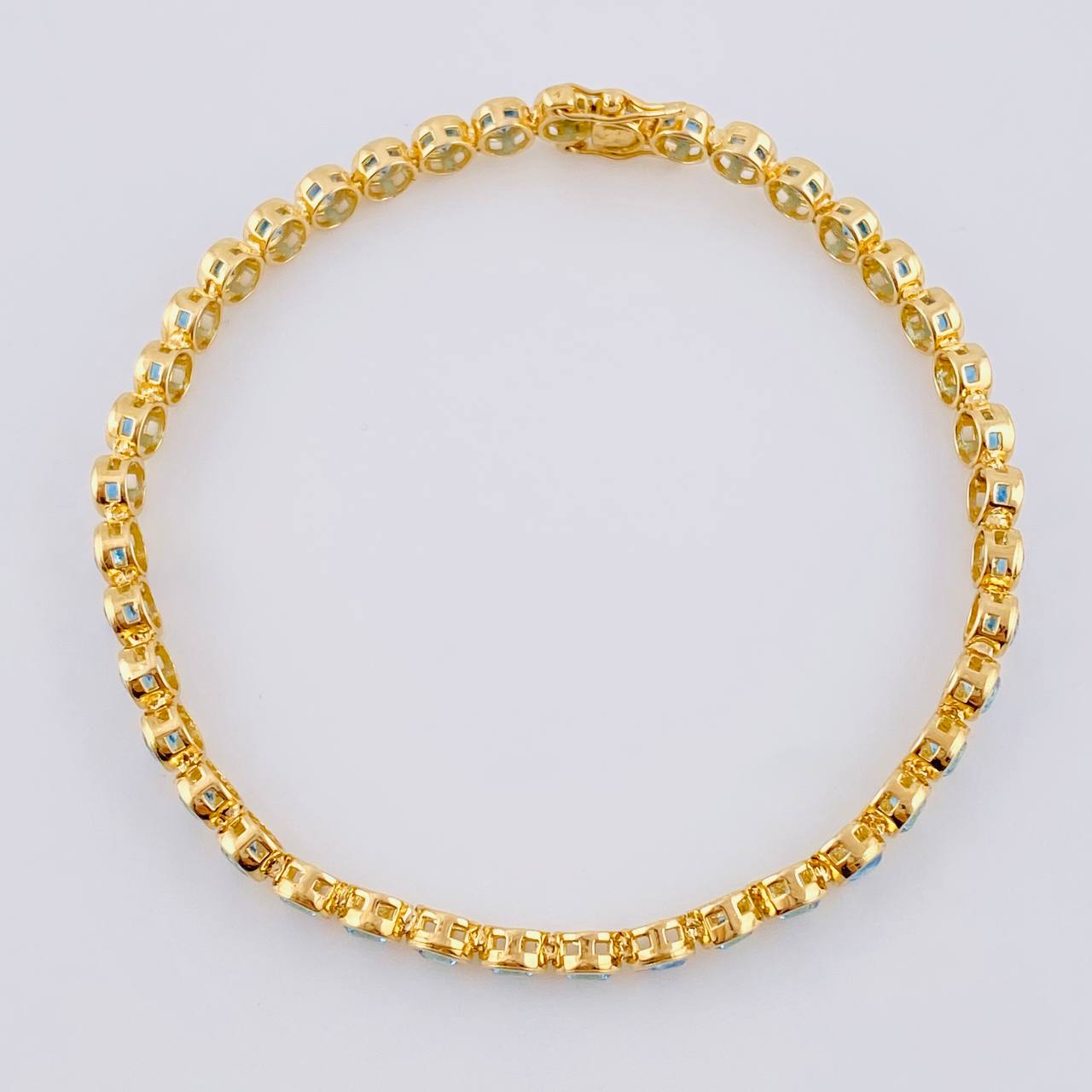 Pulso Tenis Esférerico 8.75 g / 18 cm / 4.2 mm Oro Amarillo 18K