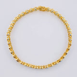 Pulso Tenis Esférerico 8.75 g / 18 cm / 4.2 mm Oro Amarillo 18K