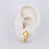 Topos Trebol Diamantado Colgantes 2.9 g / 20 mm Oro Amarillo 18K