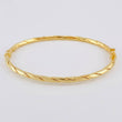Pulso Aro Espiral 4 g / 19.3 cm / 3 mm Oro Amarillo 18K