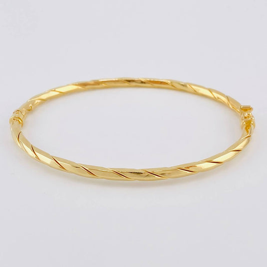 Pulso Aro Entorchada 3.2 g / 18.8 cm / 3 mm Oro Amarillo 18K