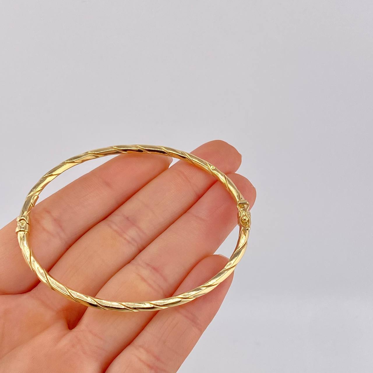 Pulso Aro Espiral 4 g / 19.3 cm / 3 mm Oro Amarillo 18K