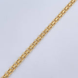 Pulso Chino 2.5gr / 20.1cm / 3mm Oro Amarillo +1 18K &