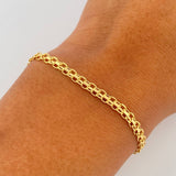 Pulso Chino 2.5gr / 20.1cm / 3mm Oro Amarillo +1 18K &