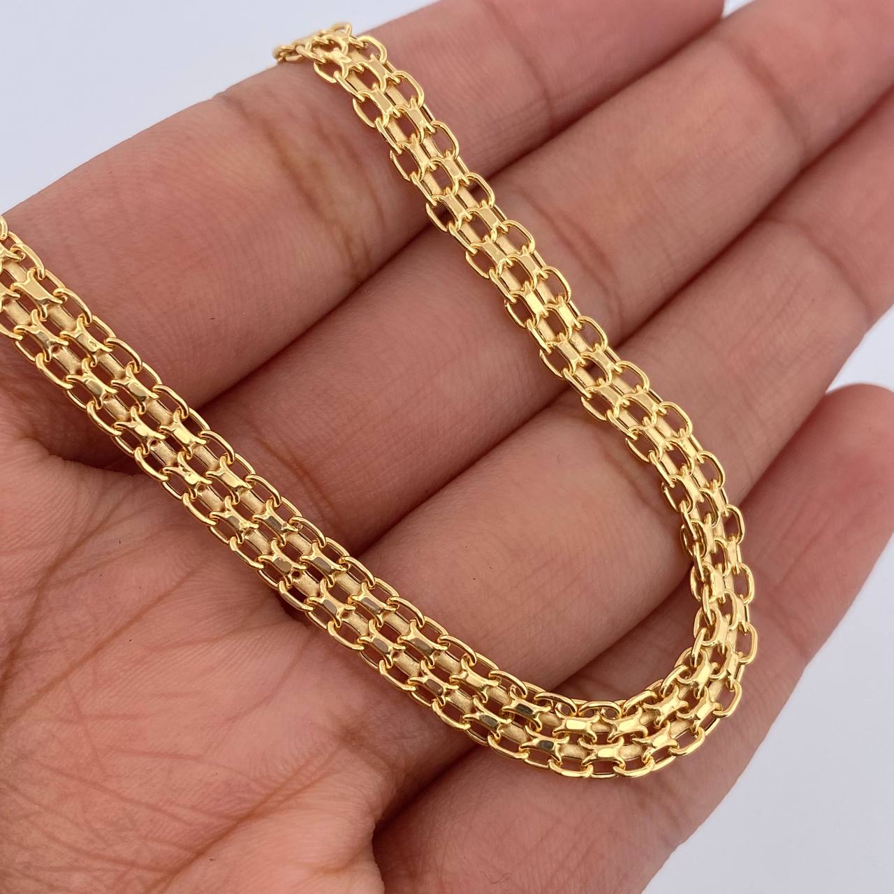 Pulso Chino 3.85gr / 20.6cm / 4.5mm Oro Amarillo +0 18K &