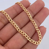 Pulso Cubano 2.4gr / 19.1cm / 3.1mm Oro Amarillo +1 18K &