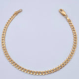 Pulso Cubano 2.7gr / 19.2cm / 3.3mm Oro Amarillo +1 18K &