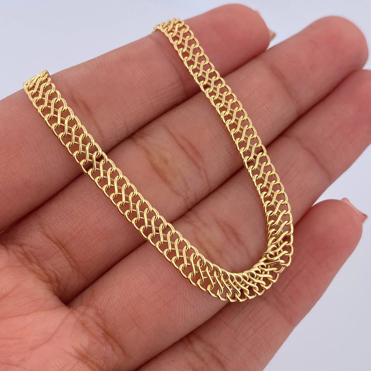 Pulso Sedusa 2.55gr / 19.5cm / 4.2mm Oro Amarillo +3 18K &