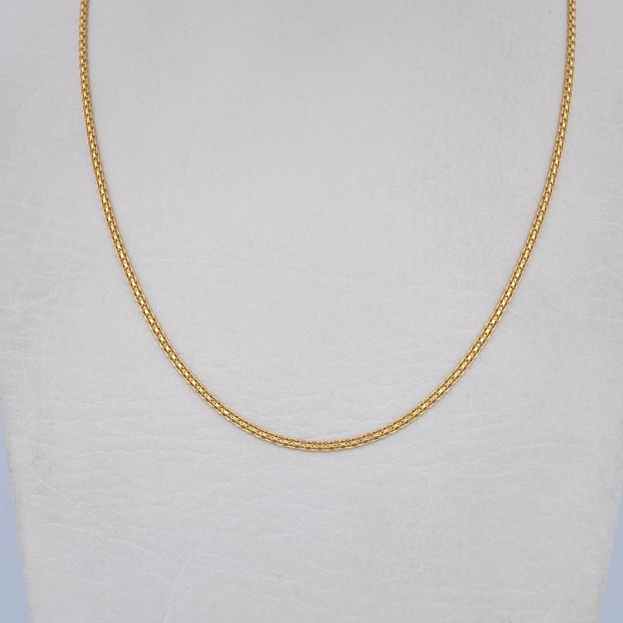 Cadena China 2.6gr / 50.3cm / 1.3mm Oro Amarillo +1 18K &