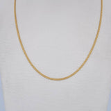 Cadena China 2.6gr / 50.3cm / 1.3mm Oro Amarillo +1 18K &