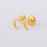 Topos Luna 0.5g / 6.1mm Oro Amarillo 18K