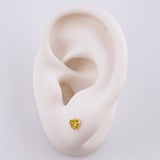 Topos Corazón Silueta 0.55g / 4.55mm Oro Amarillo 18K
