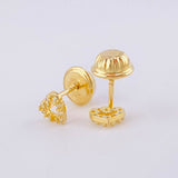 Topos Corazón Silueta 0.55g / 4.55mm Oro Amarillo 18K
