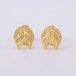 Topos Herradura Caballo 0.6g / 7.4mm Oro Amarillo 18K