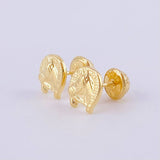 Topos Herradura Caballo 0.65g / 7.4mm Oro Amarillo 18K