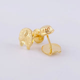 Topos Herradura Caballo 0.65g / 7.4mm Oro Amarillo 18K