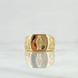 Anillo Virgen Milagrosa Sello Camandula 4.3gr / T7 / Oro Amarillo 18K