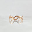 Anillo Zig - Zag 0.9gr / T6 3/4 / Oro Rosa 18K *