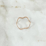 Anillo Zig - Zag 0.9gr / T6 3/4 / Oro Rosa 18K *