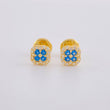 Topos Trebol Tupido 0.85g / 5.7mm Oro Amarillo 18K