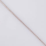 Cadena Franco 6.6g / 60cm / 1.4mm Oro Blanco 18K