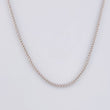 Cadena Franco 5.75g / 60cm / 1.4mm Oro Blanco 18K