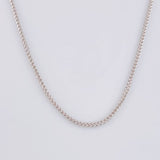 Cadena Franco 5.75g / 60cm / 1.4mm Oro Blanco 18K