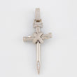 Dije Cruz Clavo 5.4g / 4.6cm Oro Blanco 18K