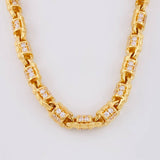 Cadena Rustica Boya 130g / 70cm / 7.5mm Oro Amarillo 18K