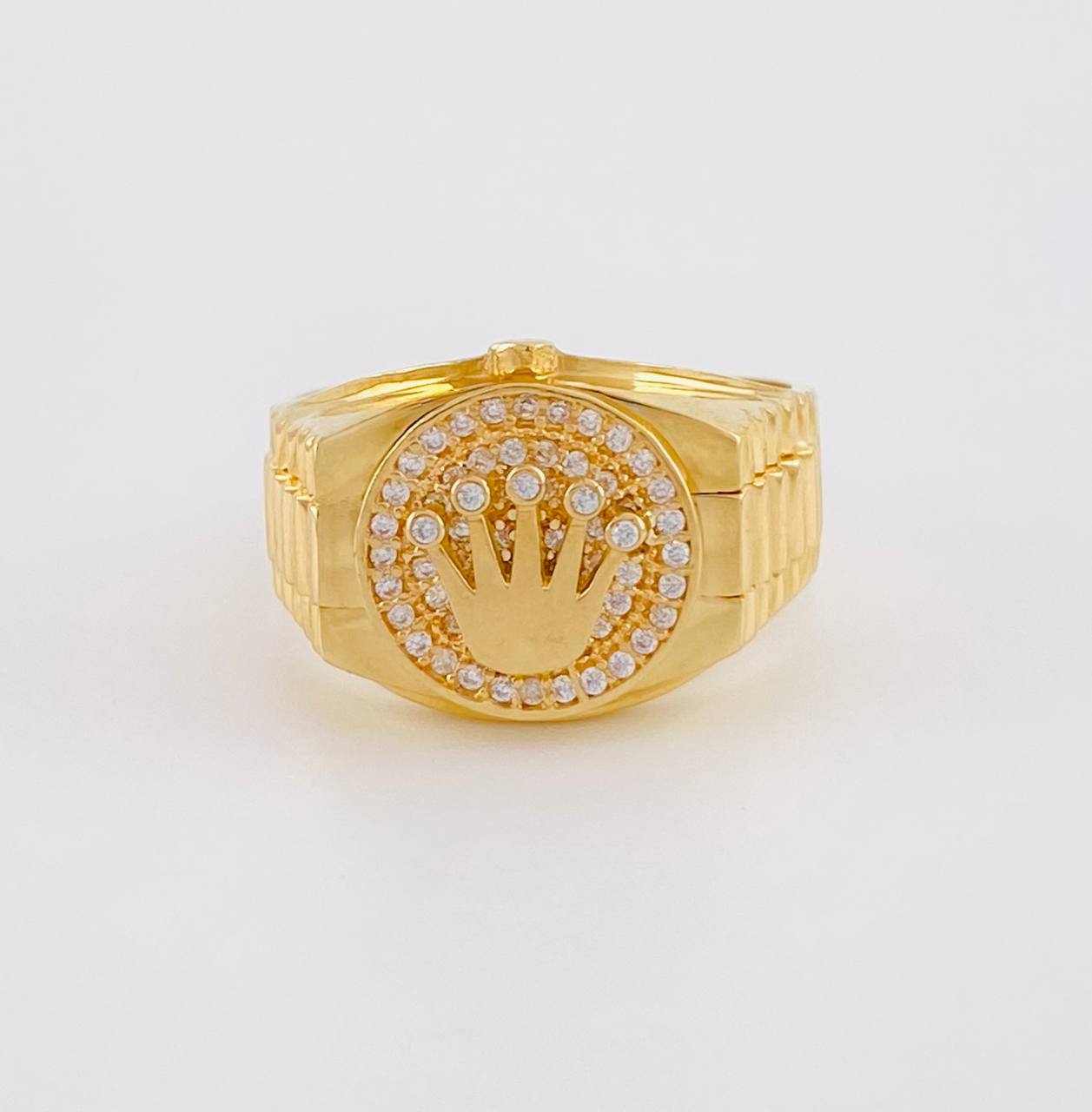 Anillo Correa Corona 4.1g / T9 1/4 Oro Amarillo 18K