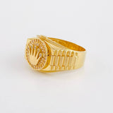 Anillo Correa Corona 7.2g / T9 1/4 Oro Amarillo 18K