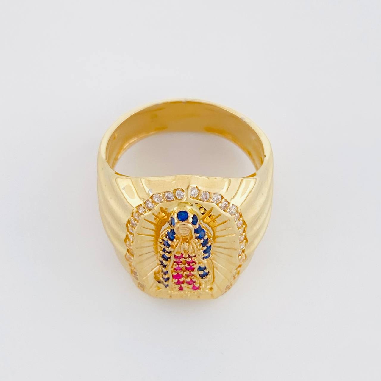 Anillo Virgen Guadalupe 6.15g / T6 1/2 Oro Amarillo 18K