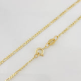 Cadena Fígaro 1.3g / 45cm / 1.5mm Oro Amarillo 18K