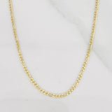Cadena Fígaro 1.3g / 45cm / 1.5mm Oro Amarillo 18K